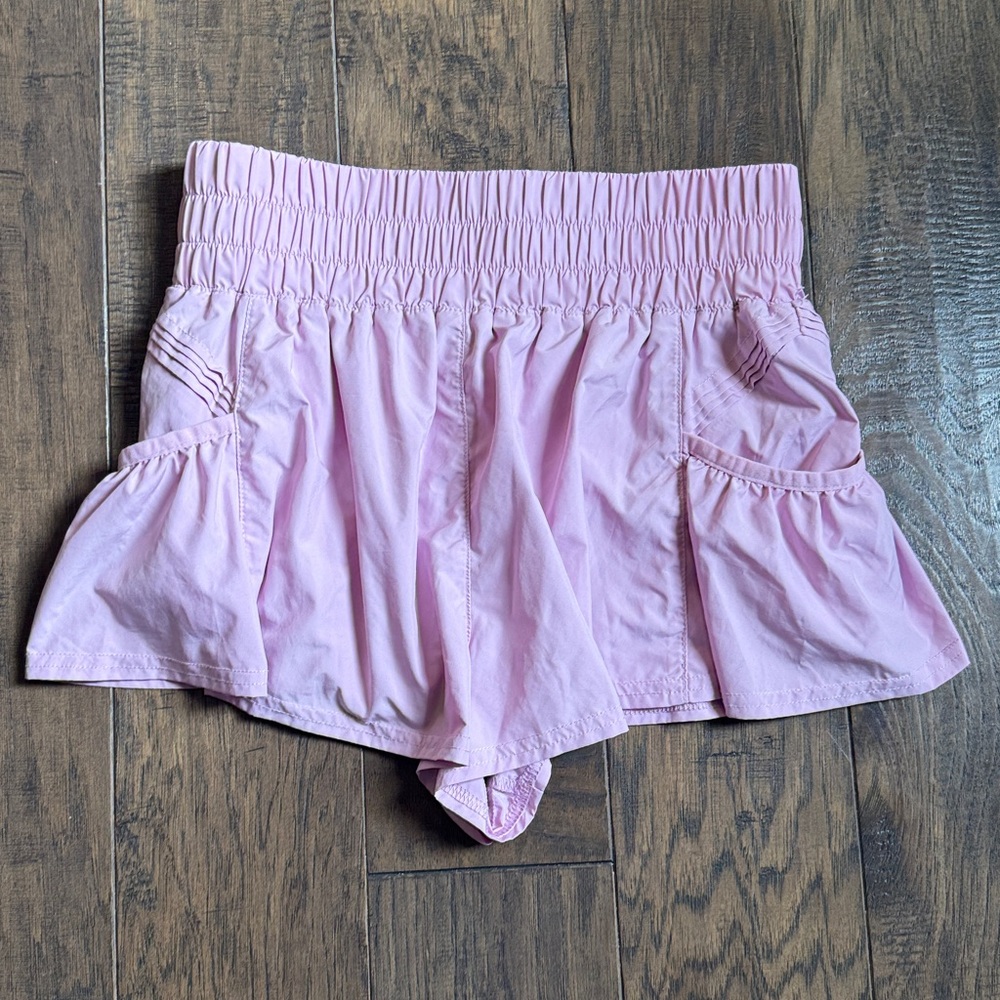 FP Movement Get Your Flirt On Shorts - Powder Pink - Picture 5 of 8